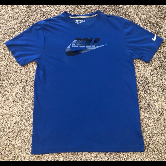 Nike Other - Nike Golf Dri Fit Blue Athletic T Shirt